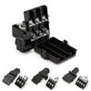 Fuse Box Holder Automotive Car Battery 3 Way/4 Way Screw Down Vehicle Power Distribution Block Battery Terminals Connector