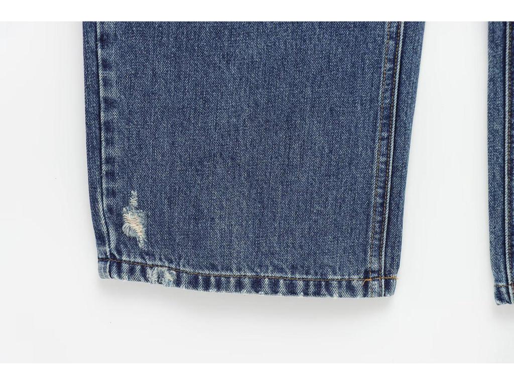 2025 Spring Women's European & American High Waist Curved Silhouette Jeans