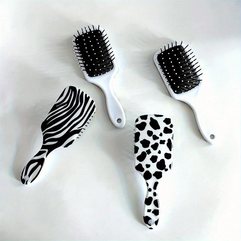 Small Size Comb! Animal Pattern Cow Print Leopard Print Zebra Print Snake Print Fashionable Hair Styling Smooth Hair Air Cushion Comb