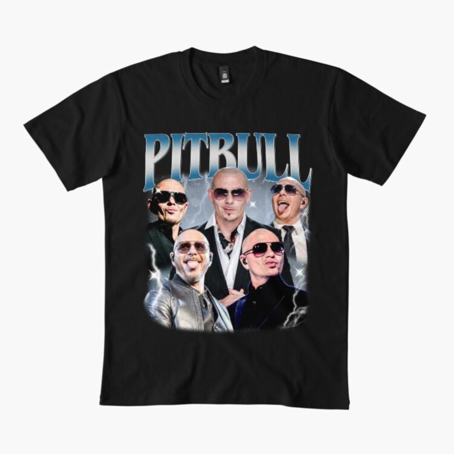 

Vintage Mr Worldwide Pitbull Rapper of the World T-shirt For Men Women 100% Cotton T Shirts Short Sleeve Tops 0128-2 - Men s ... S разноцветный