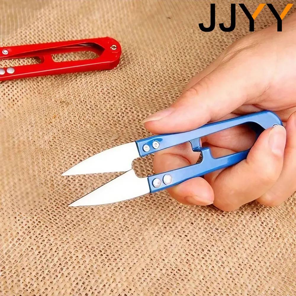 Multifunctional Sewing Scissors with Plastic Handle for DIY Dressmaking Fabric Cutting Craft Projects Tailor Tool