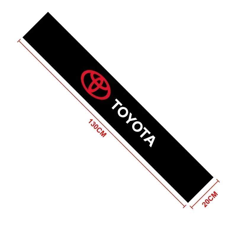 1Pcs Car Windshield Sticker Fashion Sport Decals Decoration Sticker for Toyota TRD GR RAV4 Levin Reiz Corolla Chr Camry Racing