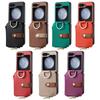 Ring Phone Case with Card Slot Holder for Samsung Z Flip 6 5 4 3 Flip6 Flip5 Flip4 Flip3 5G Zipper Wallet Purse PU Leather Cover