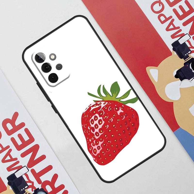 Strawberry Case For Samsung Galaxy A06 A16 A36 A56 A55 A35 A33 A53 A13 A23 A17 A54 A34 A14 A52 A32 A15