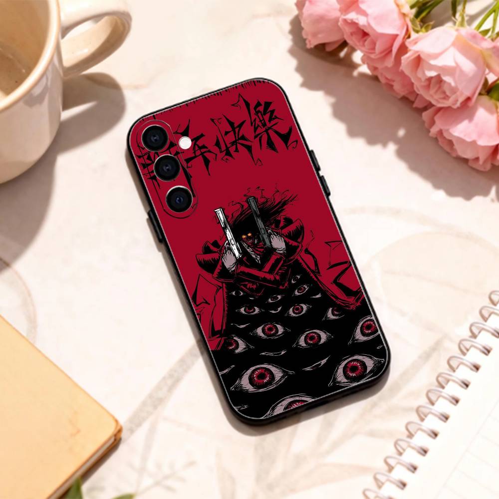 Gothic Hellsing U-Ultimate Phone Case For Samsung Galaxy A73,A72,A71,A70,A53,A52,A51,Others Soft Black Shell