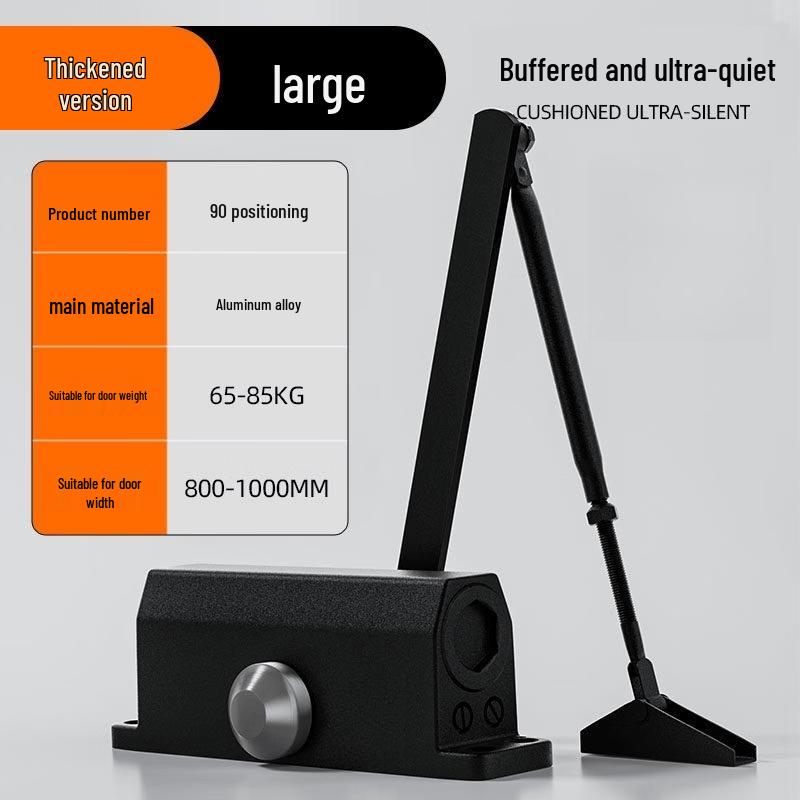 

Jun Ding Ying Heavy-Duty Fire Door Closer with 90-Degree Hold-Open
