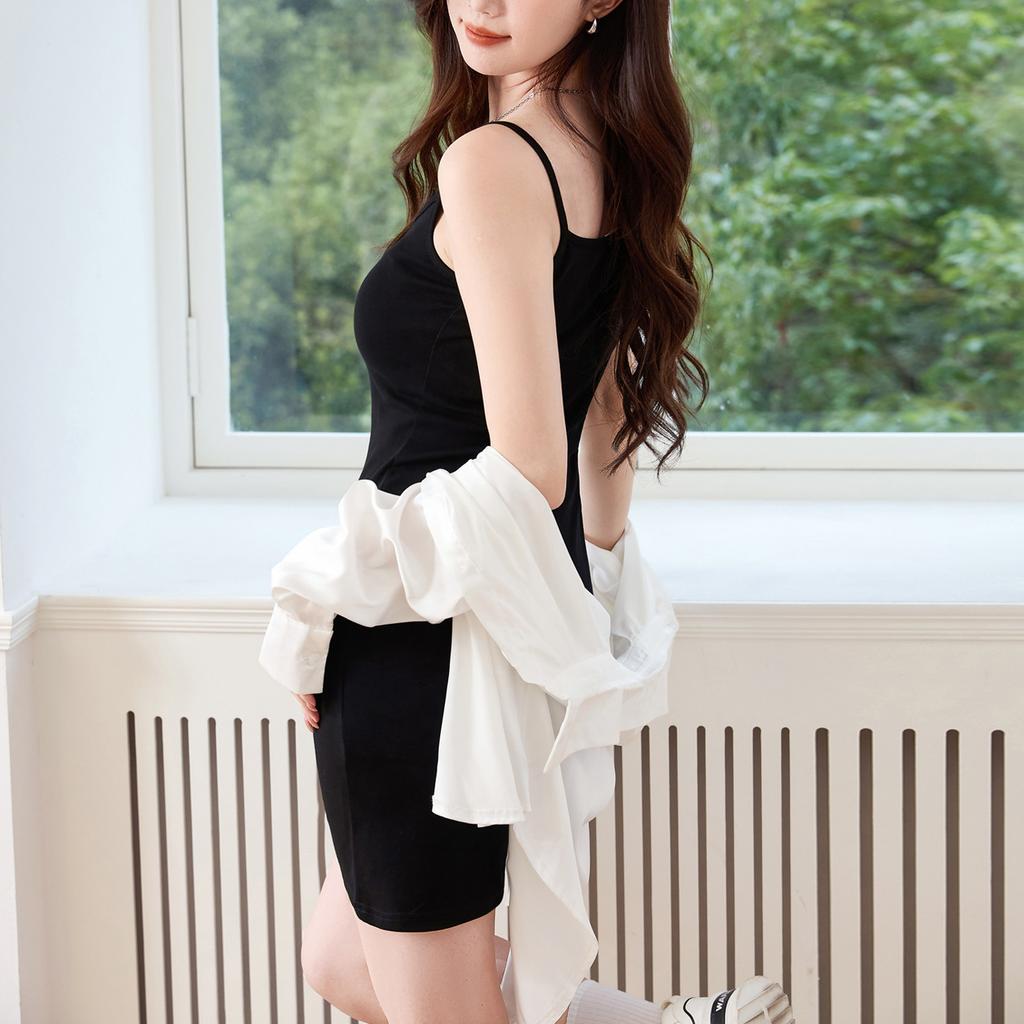 Pure Cotton Suspender Dress for Women In Summer Sexy Updated Style Pure Hot Girl Vest Skirt