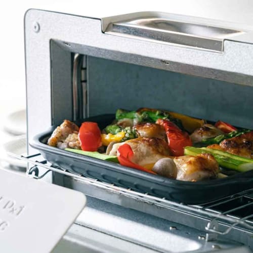 Banko Ware (Banko Ware) Saji Pottery Grill Plate with Handle, Black