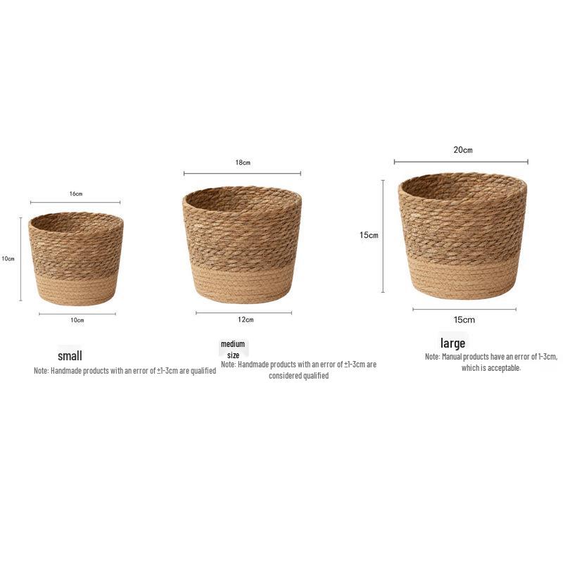 Rattan Woven Flower Pot Cover and Basket for Home Decoration
