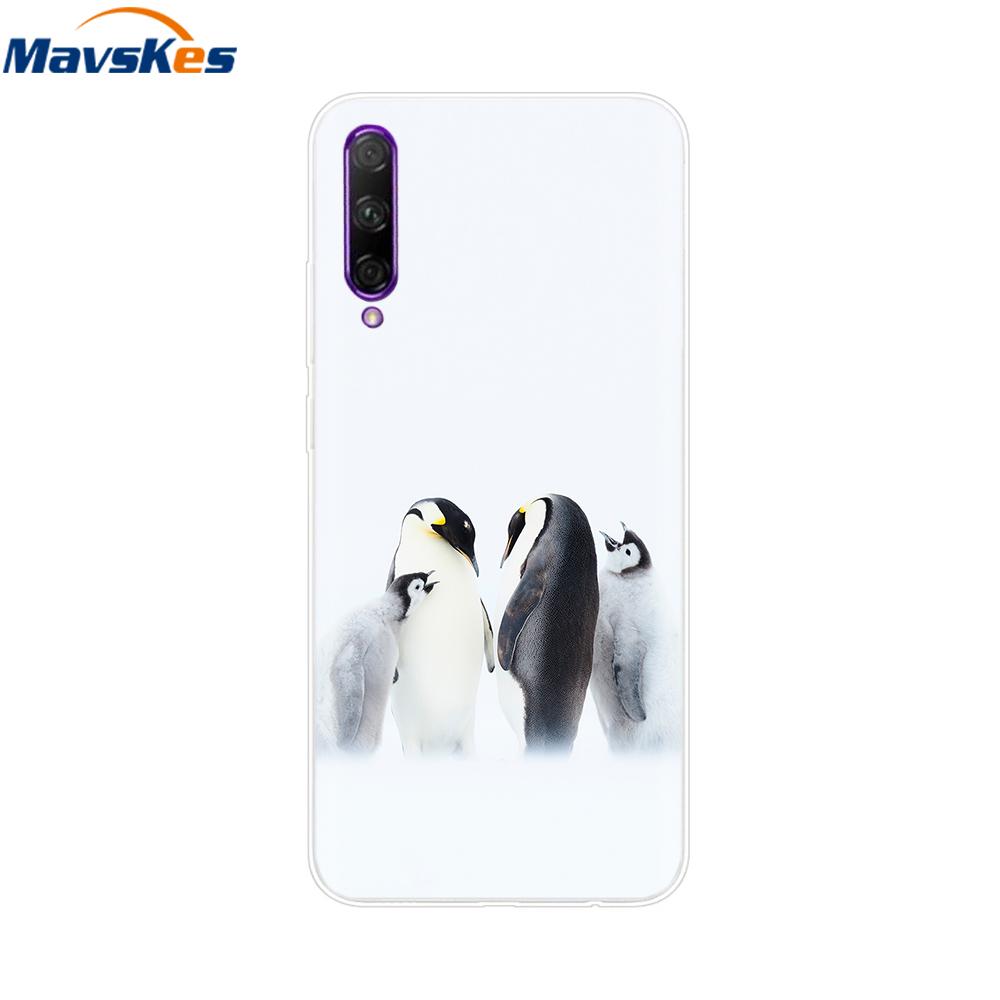 For Huawei P Smart Pro Case Cute Candy Painted Cover Soft Silicone Phone Case For Huawei P Smart Pro 2019 Cover Coque Bumper