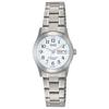 Analog Waterproof Watch with Date and Day Metal White [Citizen Q&Q] Display, Band, W473-204, Women's, Japanese Quality