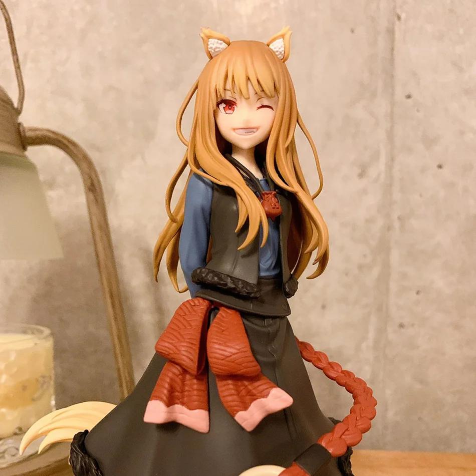 Spice And Wolf Horo PVC Anime Action Figures Model Collection Ornament Anime Cartoon Model Toy Gift.