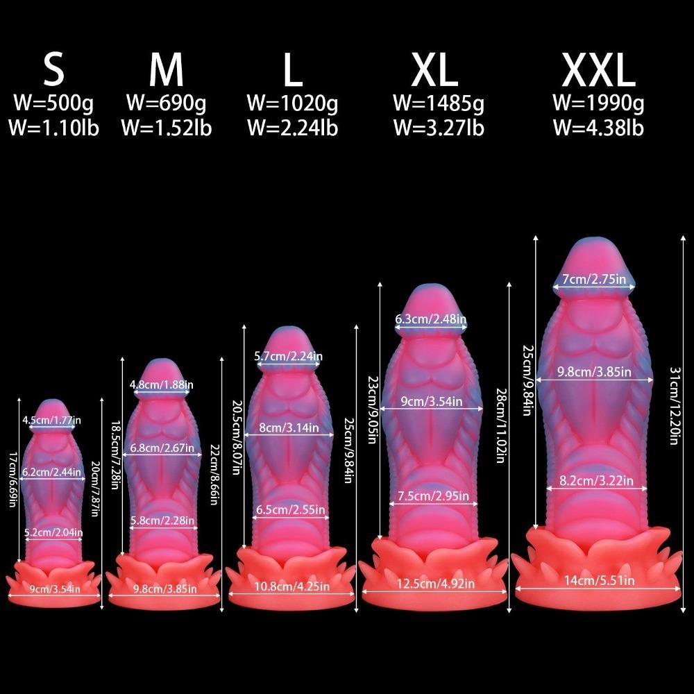 Extra Large Realistic Dildo - Silicone G-Spot Stimulator for Women, Hands-Free Anal & Vaginal Adult Toy with Strong Suction Cup