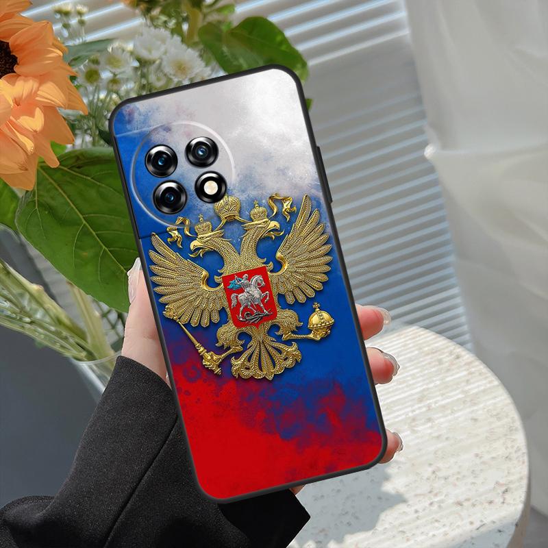 Russian Federation Flag Case For OnePlus 8 9 10 Pro 15 13 12 11 13T 13R 12R 10T 8T Nord 5 CE 2 3 4 Lite N20 N30 Cover