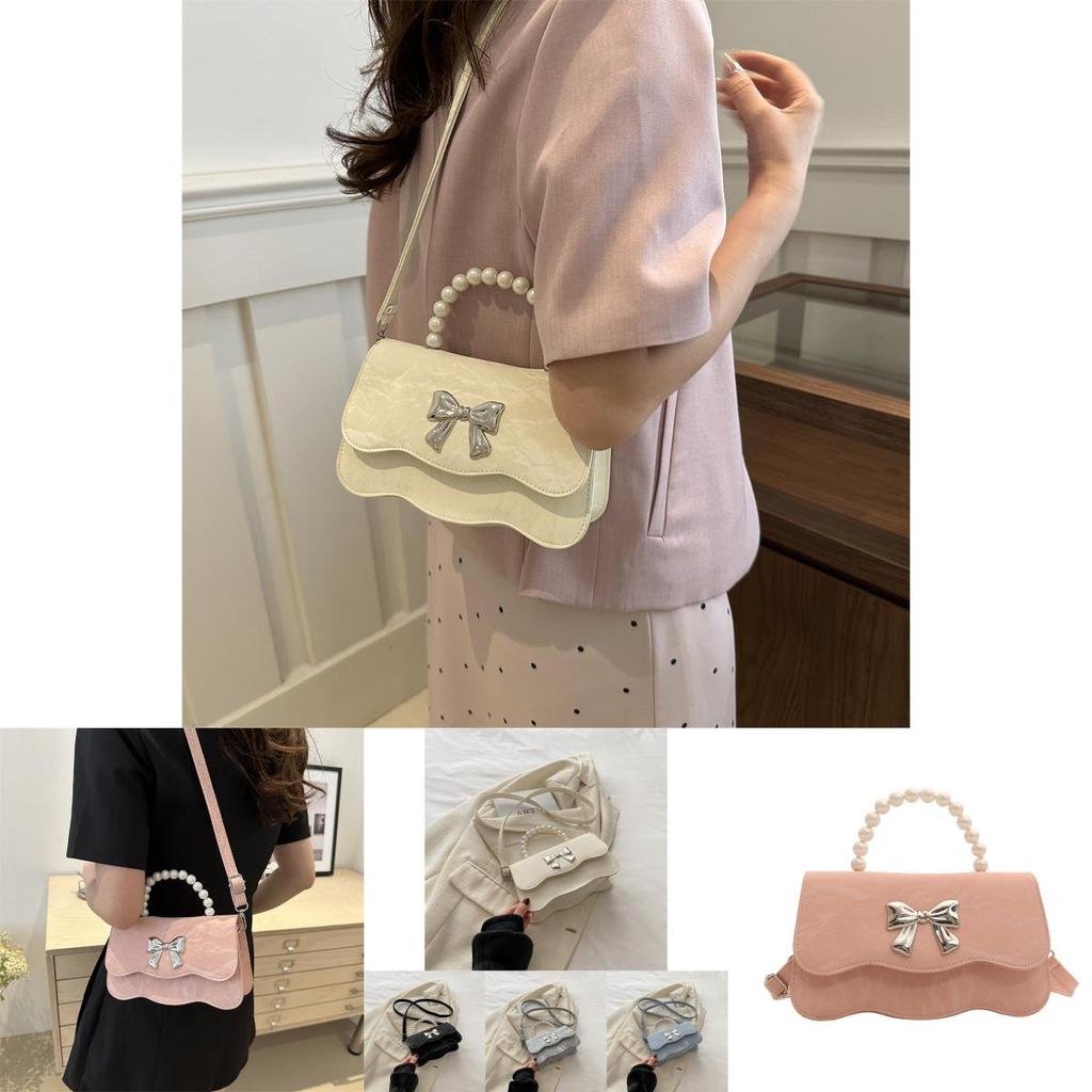 Fashionable Pu Leather Handbag Trendy Street Style Small Square Bag For Daily Use