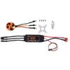 40A Brushless ESC Black A2217 KV1100   KV1250   KV2300 Brushless Motor for Remote Control Drone(A2217 1250KV )