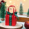 Paper Christmas Gifts Bag Red Gifts Wrap Handbag Classic Christmas Candy Gift Box  Candy