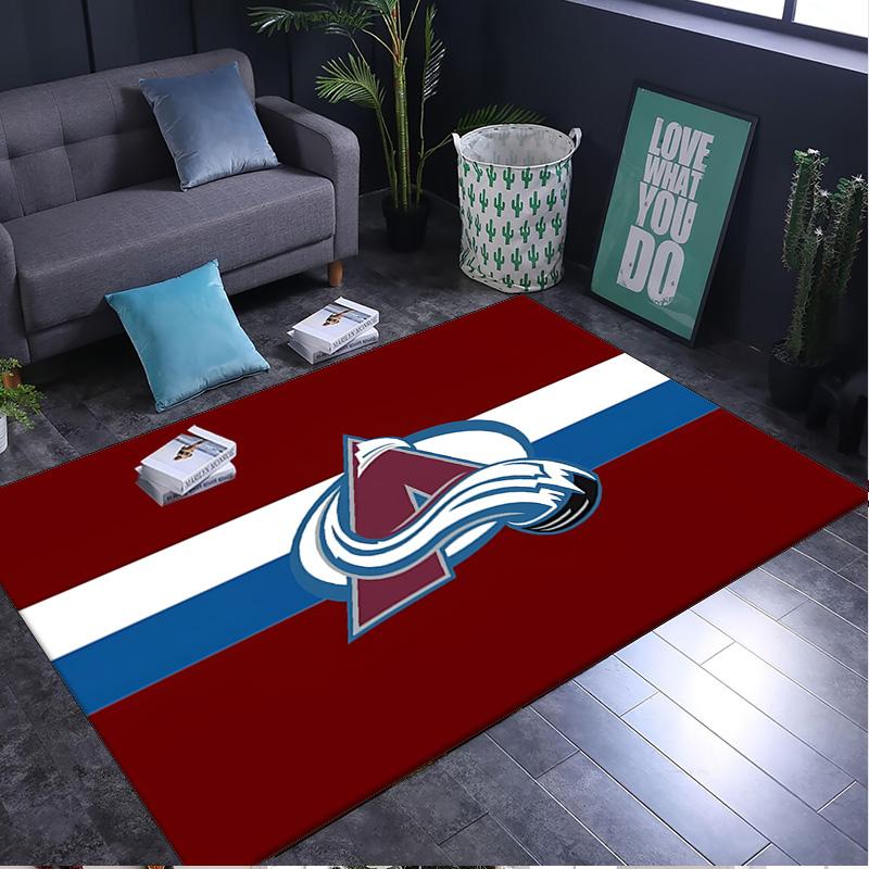 Colorado Avalanche Rug Area rug for Livingroom, Bedroom, Palyroom, Chair Rug, Office Rug, Floor mat, Large Size Fan Christmas Birthday gift