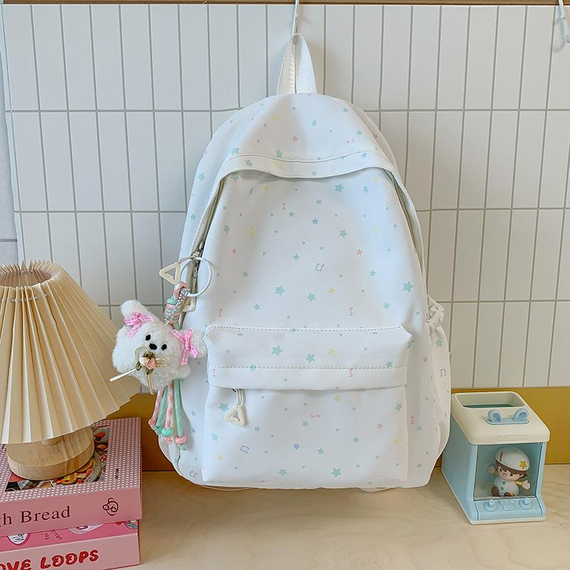 Schoolbag schoolbag junior high school girls ins niche large capacity high school students backpack female high value versatile student backpack