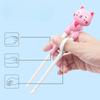 Training Chopsticks Beginner Chinese Japanese Food Removable Children Learning Dinnerware Stainless Steel Tableware Accessories