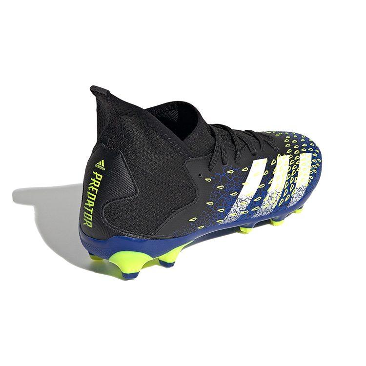 adidas PREDATOR Slip Resistant Mid Top Kids' Soccer Shoes Black Blue Green Kids' FY0621