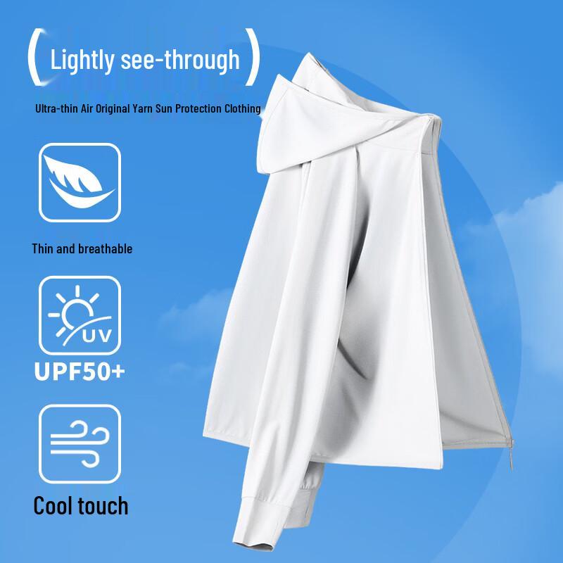 Jeanswest Men's UPF50+ Sun Protection Hooded Jacket