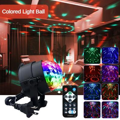 Mini Disko Párty Světelná Koule KTV Projekce Barevná Atmosféra Rotující Světlo Malá LED Pódium Barevná Lampa
