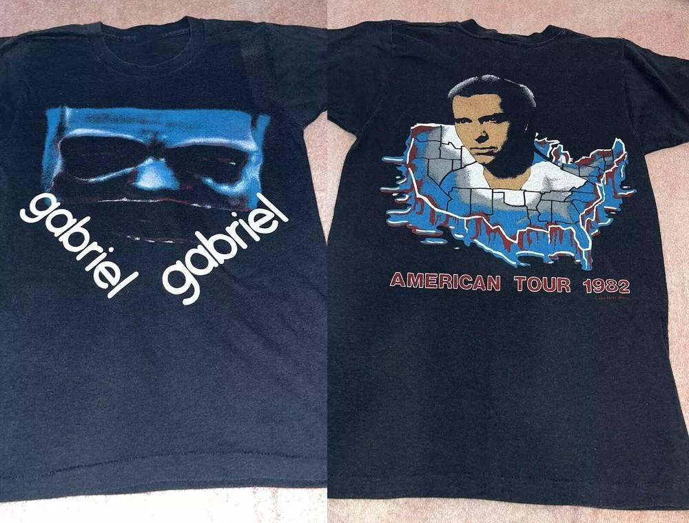 PETER GABRIEL Double Sided American Tour Tee Cotton Adult T-Shirt Unisex T-Shirt S
