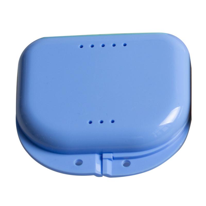 1Pcs Plastic Retainer Case Dental Denture Box Portable Braces Orthodontic Case Dental Retainer Box For Old People