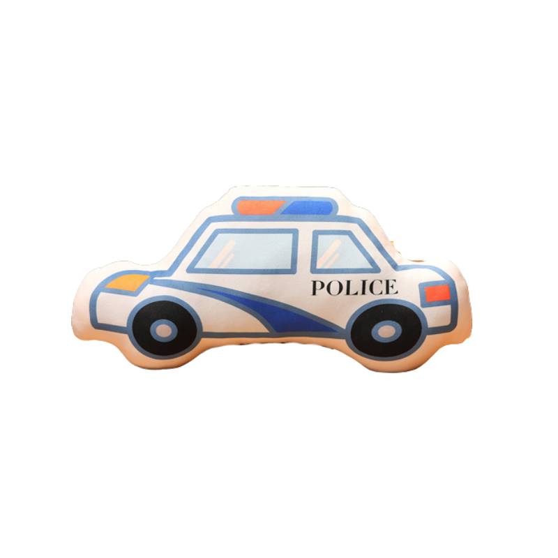 

Cartoon Car Pillow Plush Toy Fire Trucks Sofa Cushion Ambulance Stuffed Gifts Police Car