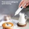 Electric Handheld Milk Frother, Coffee Cream Mixer, Egg Beater, Made Of 304 Stainless Steel, Multi-Functional Household Whisk.