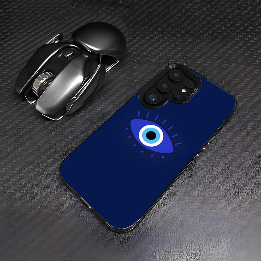 Lucky Blue Evil Eye Phone Case For Samsung A25 A33 5G A54 A36 A35 A56 A52 A14 Shockproof Colorful Cover