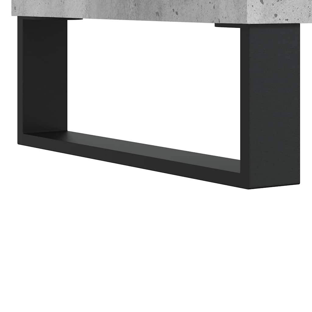 Sideboard Concrete Grey 101.5 x 35 x 70 cm Engineered Wood