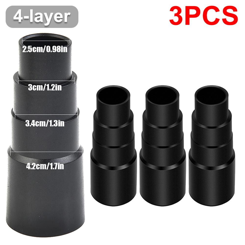 1-3pcs 22mm 28mm 30mm 36mm 45mm Connector Universal Vacuum Cleaner Hose Adapter Dust Collector 4-layer/5-layer Connection