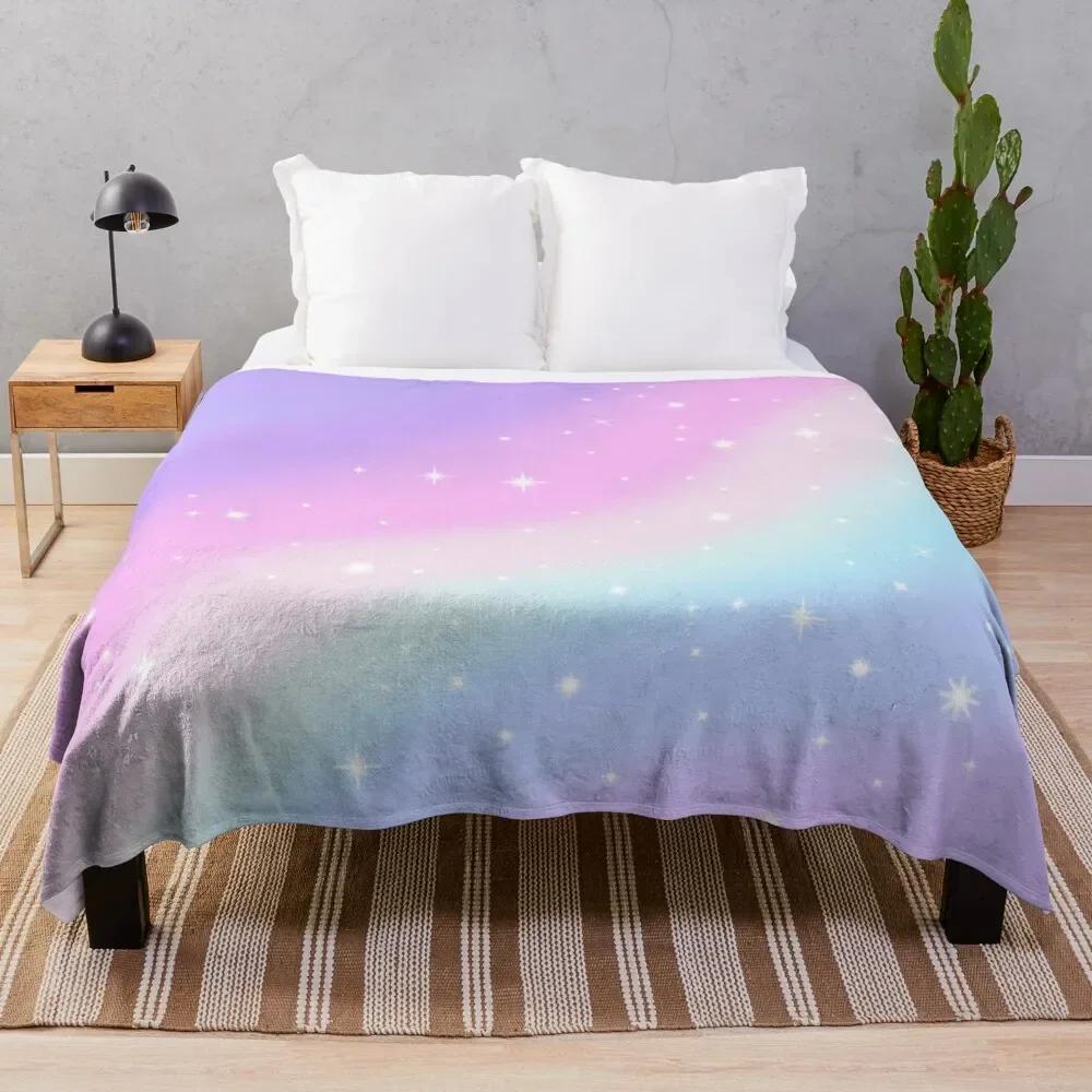 Glamour Milky Way Marble Galaxy Throw Blanket, Warm Cozy Soft Fuzzy Blankets Birthday Gifts, Fluffy Abstract Blanket for Winter