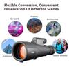 12x50 Telescope Monocular High Power Hd Low Light Night Vision Outdoor Telescope For Camping Hiking Travel Bird Watching