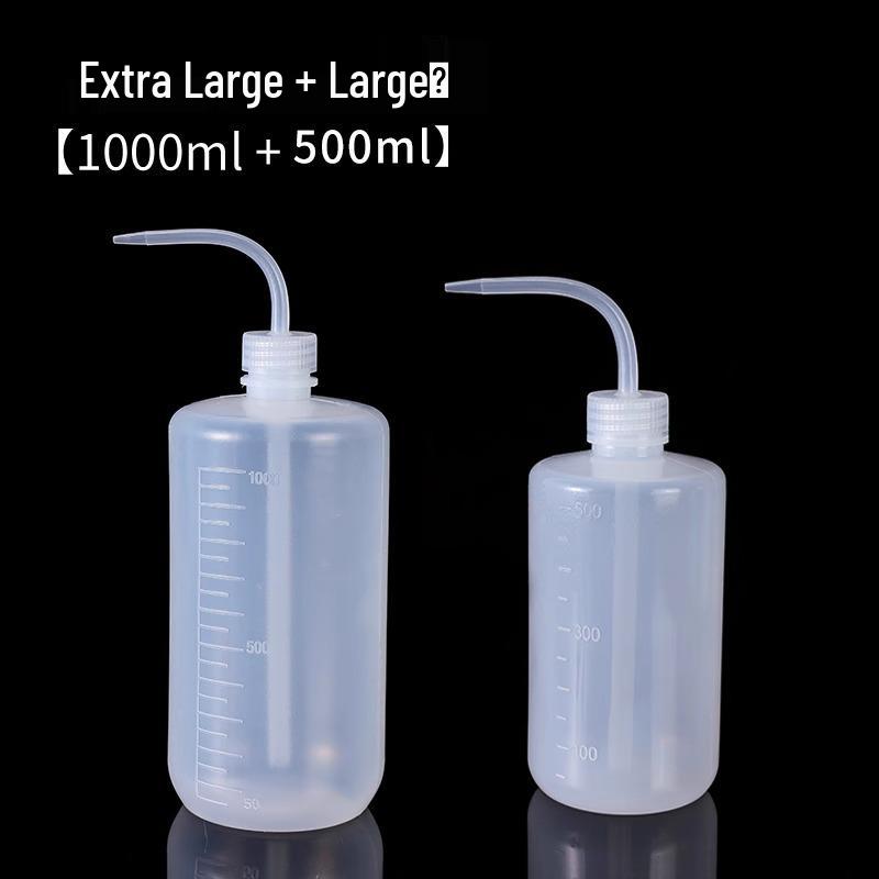 Gießkanne mit spitzer Tülle und Quetschsprüher für Zimmerpflanzen und Sukkulenten