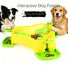 Pet Puzzle Feeder Toy for Dogs Cats Slow Eating Treat Dispenser Interactive Training Blue