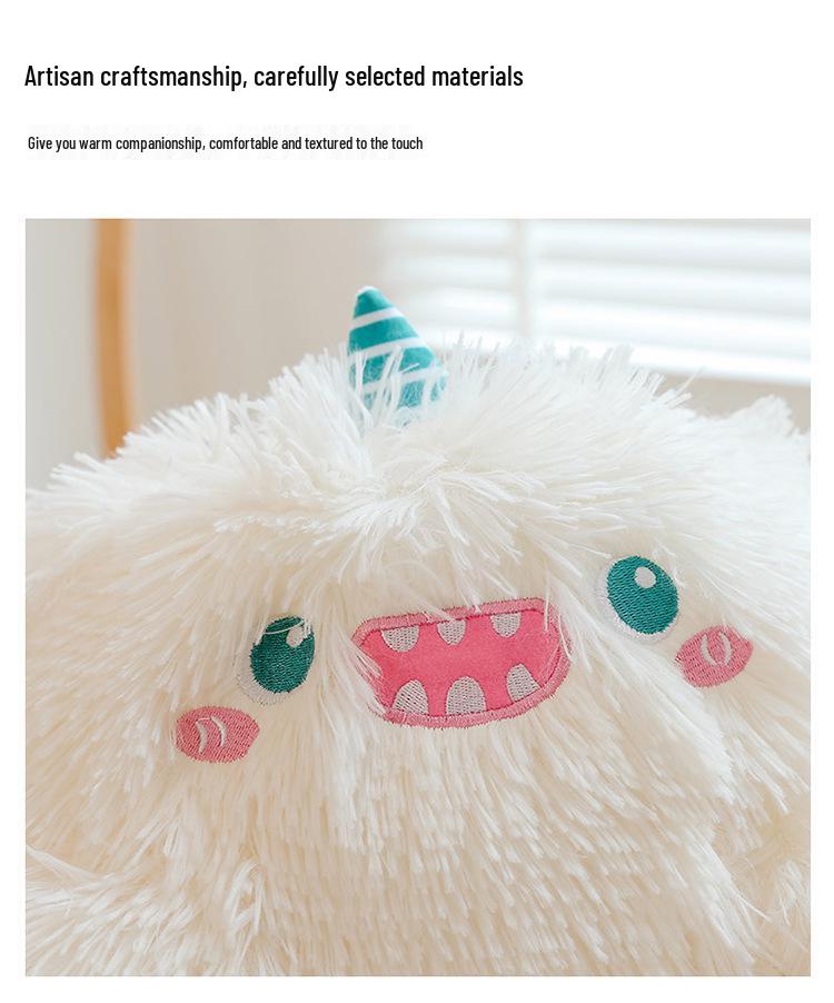 Cartoon Big-Eyed Monster Plush Doll: Children's Pillow Toy Gift