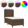 VidaXL Slatted Bed Base with Mattress and LED, Upholstered Bed, Single Bed, Adult Bed for Interior Bedroom, 3138440