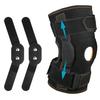 Sports Knee Pad Adjustable Compression Sleeve with Silicone Anti-Slip Strip Pre-Shaped Arc Breathable Neoprene Support