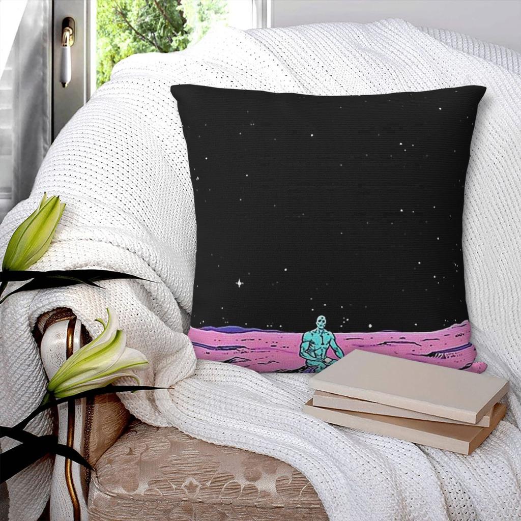 (Fixed) Dr Manhattan Sitting On Mars (comic) Square Pillowcase Pillow Cover Cushion Comfort Throw Pillow for Home Living Room