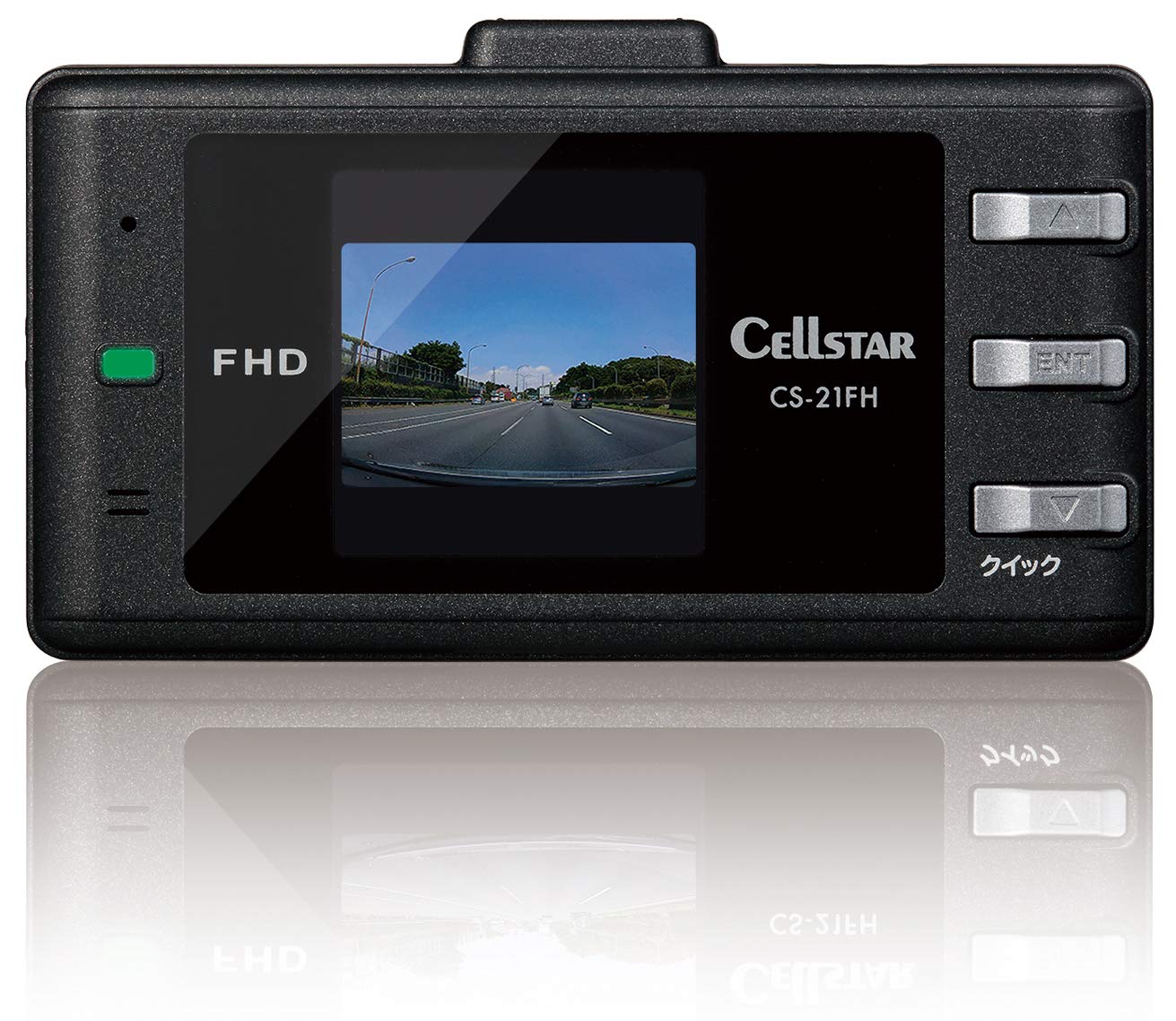 

CELLSTAR CS-21 FH 2 Megapixels FullHD HDR Dash Camera, 1.44 Inches, MicroSD (8 GB) Included, Parking Surveillance, Made in Japan чёрный