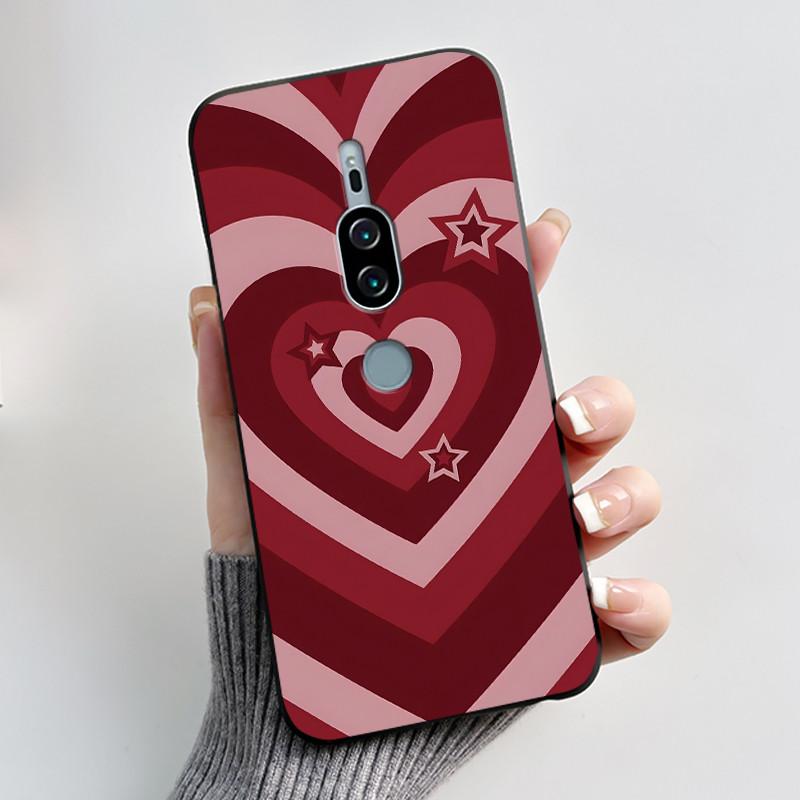 Fodral För Sony Xperia XZ2 Premium Silikon Mjuk Lyxig Söt Kärlek Kanin Baksida För Xperia XZ2premium H8166 H8116 SO-04K Fodral