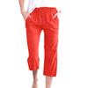 Womens Capri Pants Elastic Waist Drawstring Casual Capris for Women Loose Fit Capri Pants for Women Plus Size Capris for Women