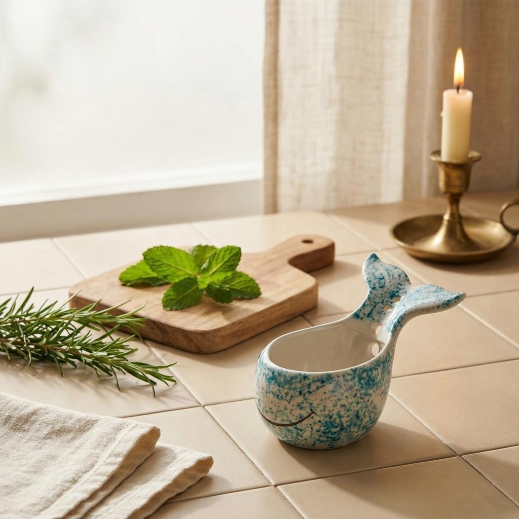 Cute Blue Whale Peeled Bowl, Suitable For Home Use, Convenient Kitchenware For Family