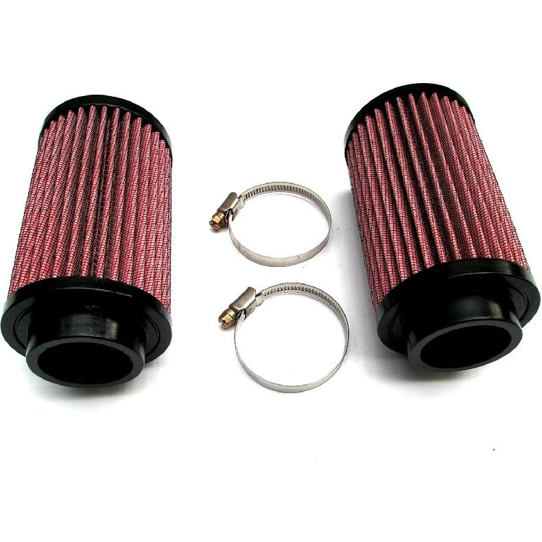 

Пара воздушных фильтров Пара фильтров Стоковые карбюраторы 26 мм KN для Yamaha Banshee YFZ 350 Стиль K&N