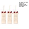 Christmas Photo Frame Ornament Wooden Hanging Decoration with 6 Photo Frames