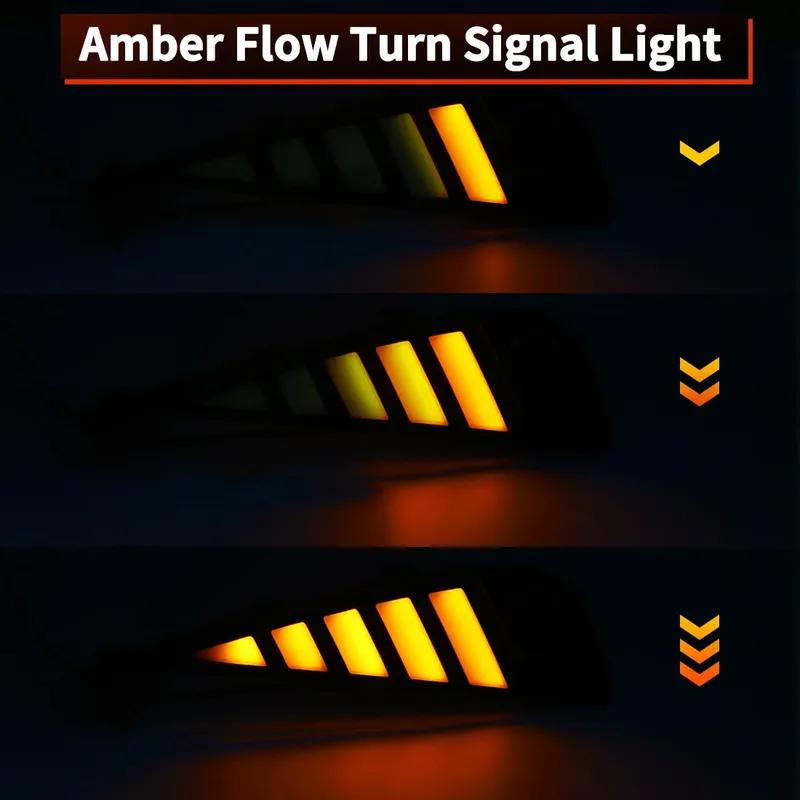 Multi-function LED Reflector Lamp For Toyota C-HR CHR    DRL Dynamic Yellow White Turn Signal Daylight Fog Lamp 12V