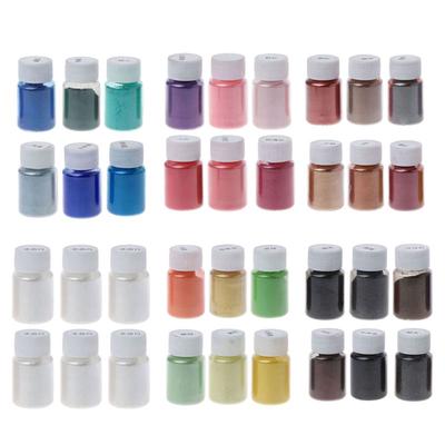 6 Color Cosmetic Grade Pryskyřice Práškové Pigmenty Přírodní Slída Minerální Barvivo